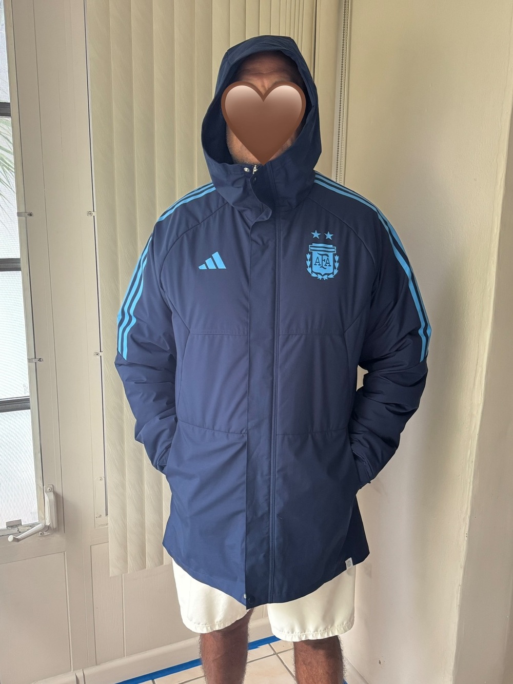 AFA Argentina Adidas Winter Jacket - Men’s Large - Brand New!